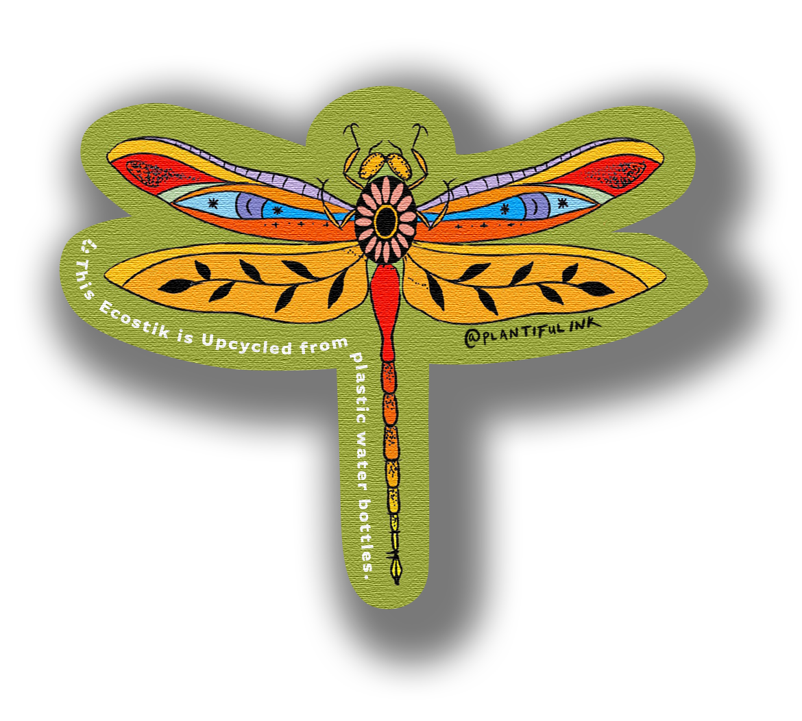 3" x 2" Leaf Dancer EcoStiks® Sticker Patches