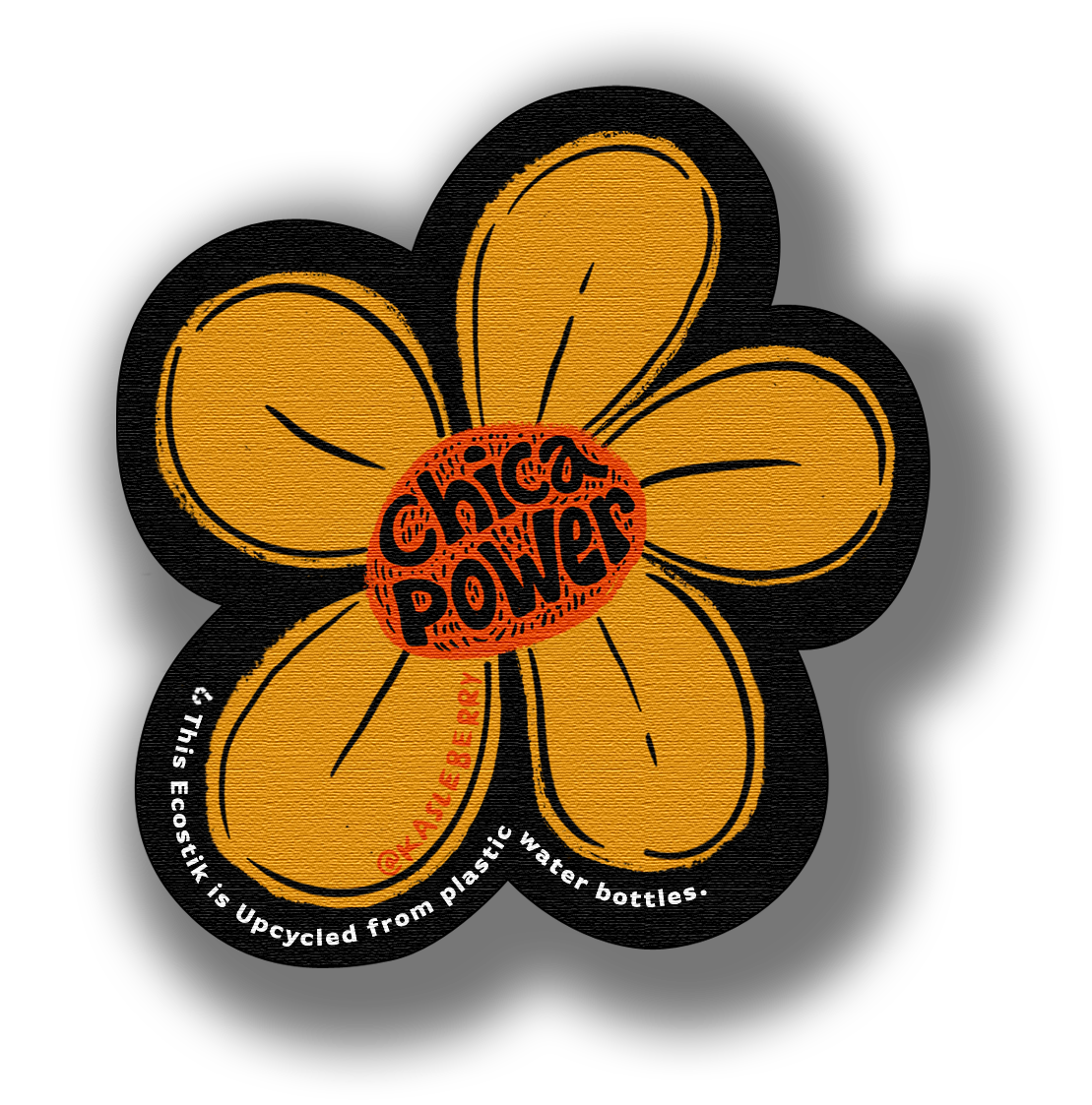 3" x 3" Chica Power Diversity EcoStiks® Sticker Patches