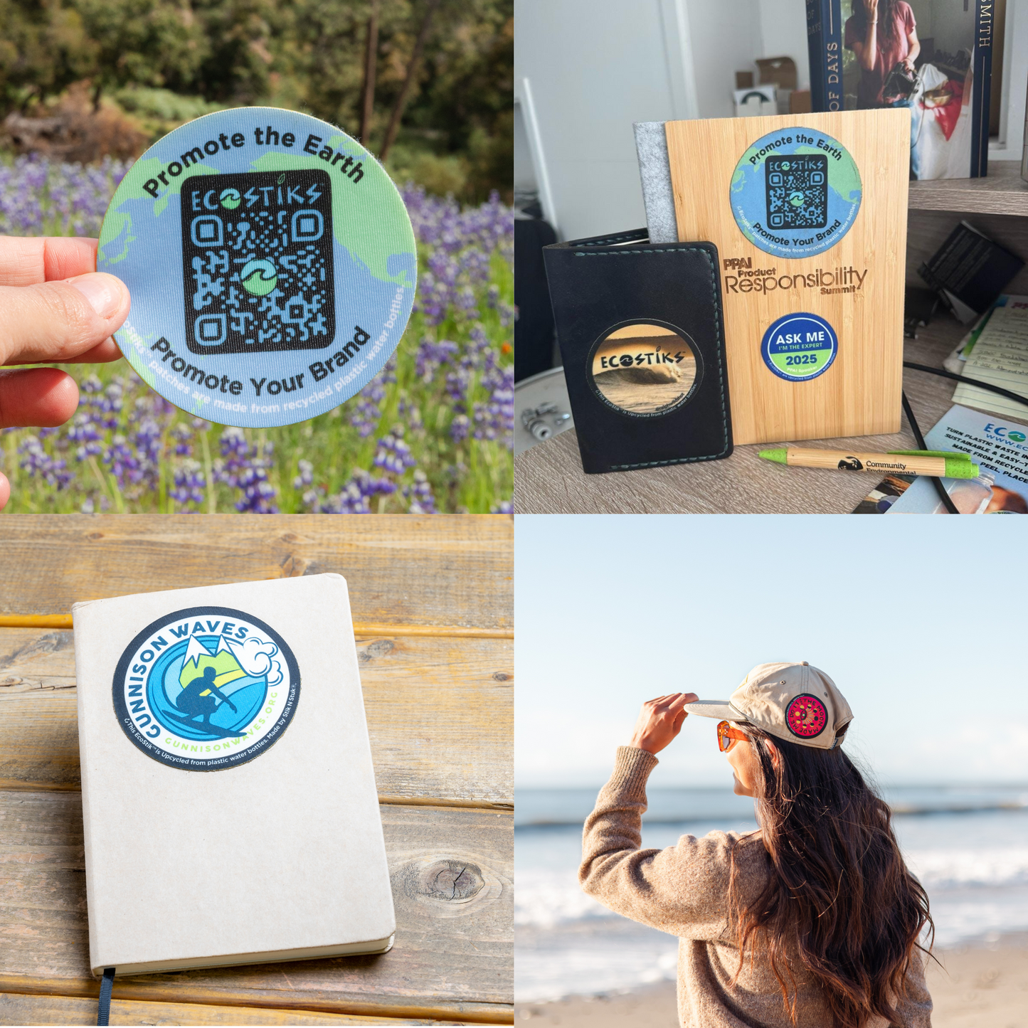 3" x 3" Custom Circle EcoStiks® Sticker Patches