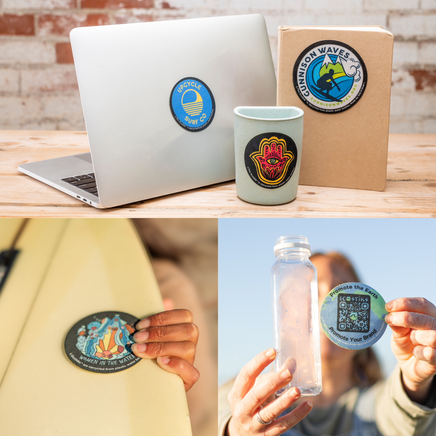 3" x 3" Custom Circle EcoStiks® Sticker Patches