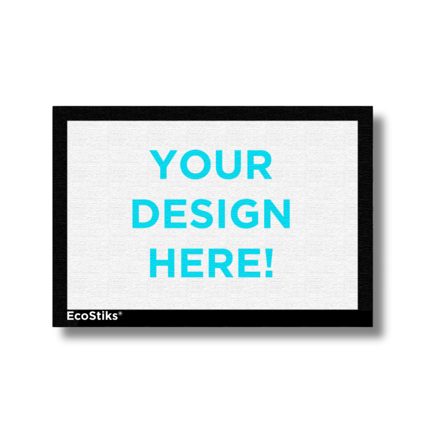 3" x 2" Custom Rectangle EcoStiks® Sticker Patches
