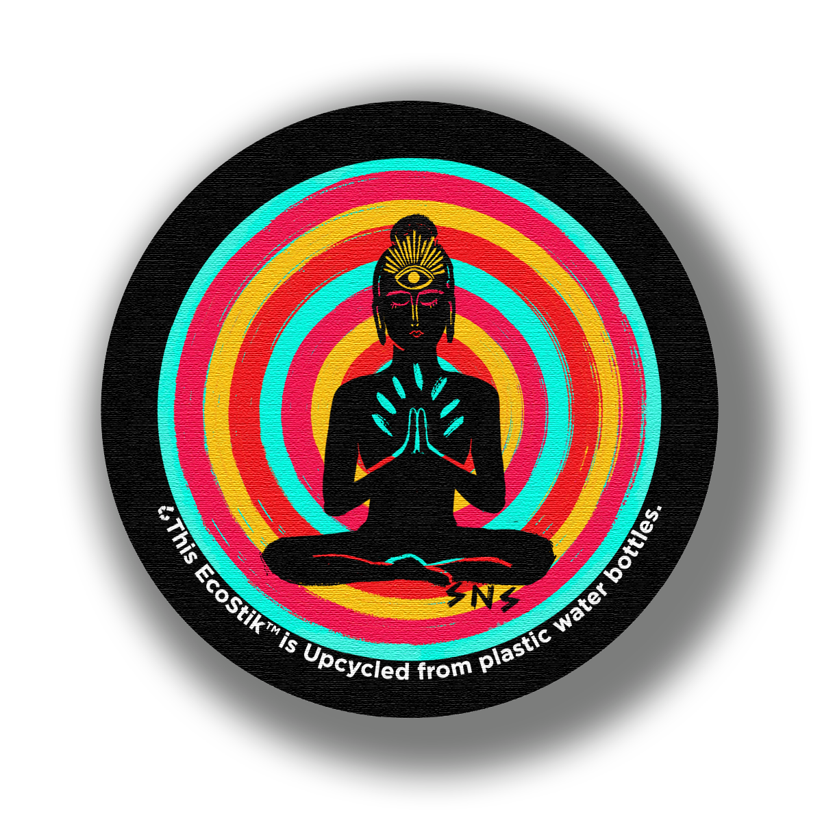 3" x 3" Inner Peace EcoStiks® Sticker Patches