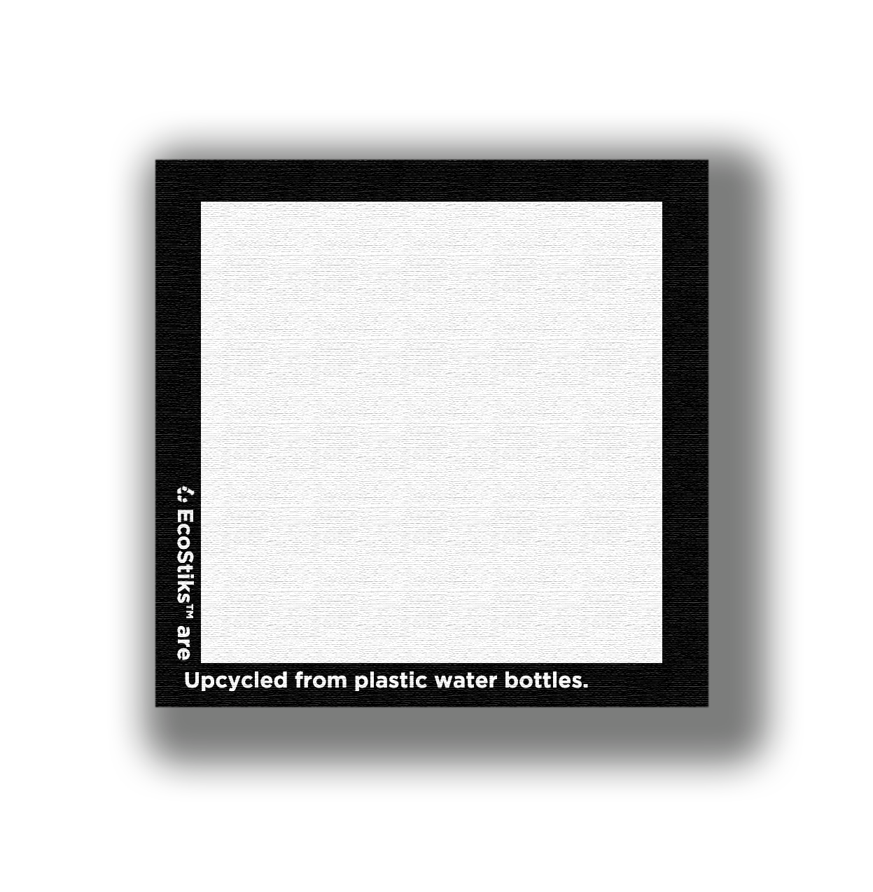 3" x 3" Blank Canvas Square EcoStiks® Sticker Patches - Bulk