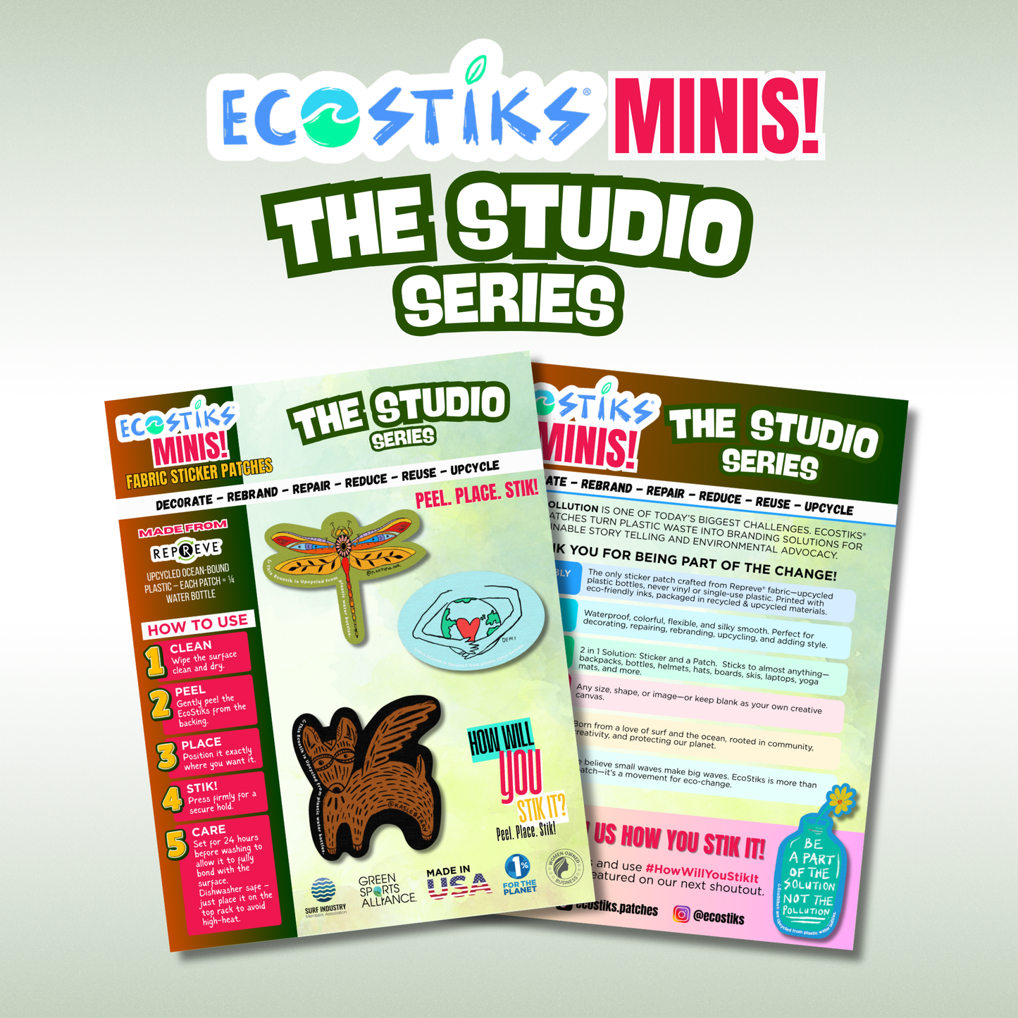 NEW - The Studio Series EcoStiks® Minis Sticker Patches