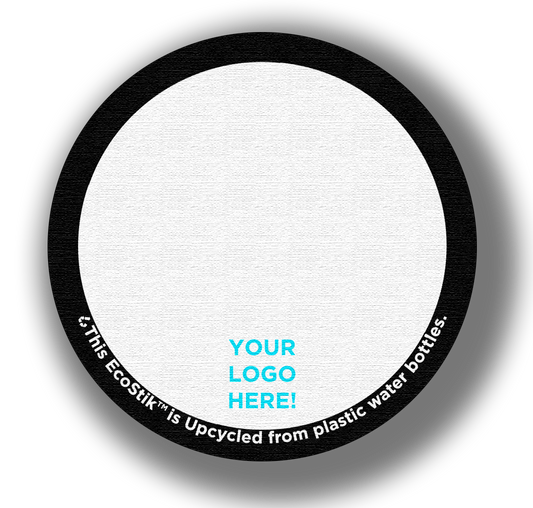 3" x 3" Custom Blank Canvas Circle EcoStiks Patches