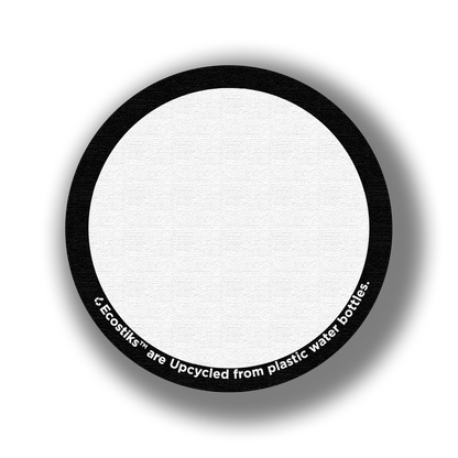 3" x 3" Blank Canvas Circle EcoStiks® Sticker Patches - Retail