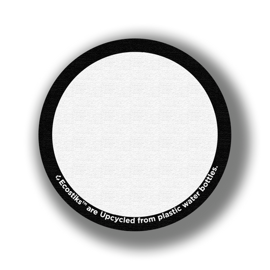 3" x 3" Blank Canvas Circle EcoStiks Patches - Bulk