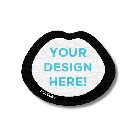 2" x 2" Custom Shape EcoStiks® Sticker Patches