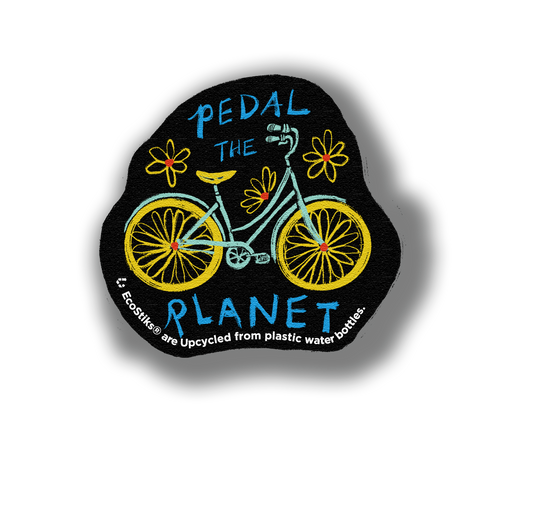 3" x 2" Pedal the Planet EcoStiks Patches