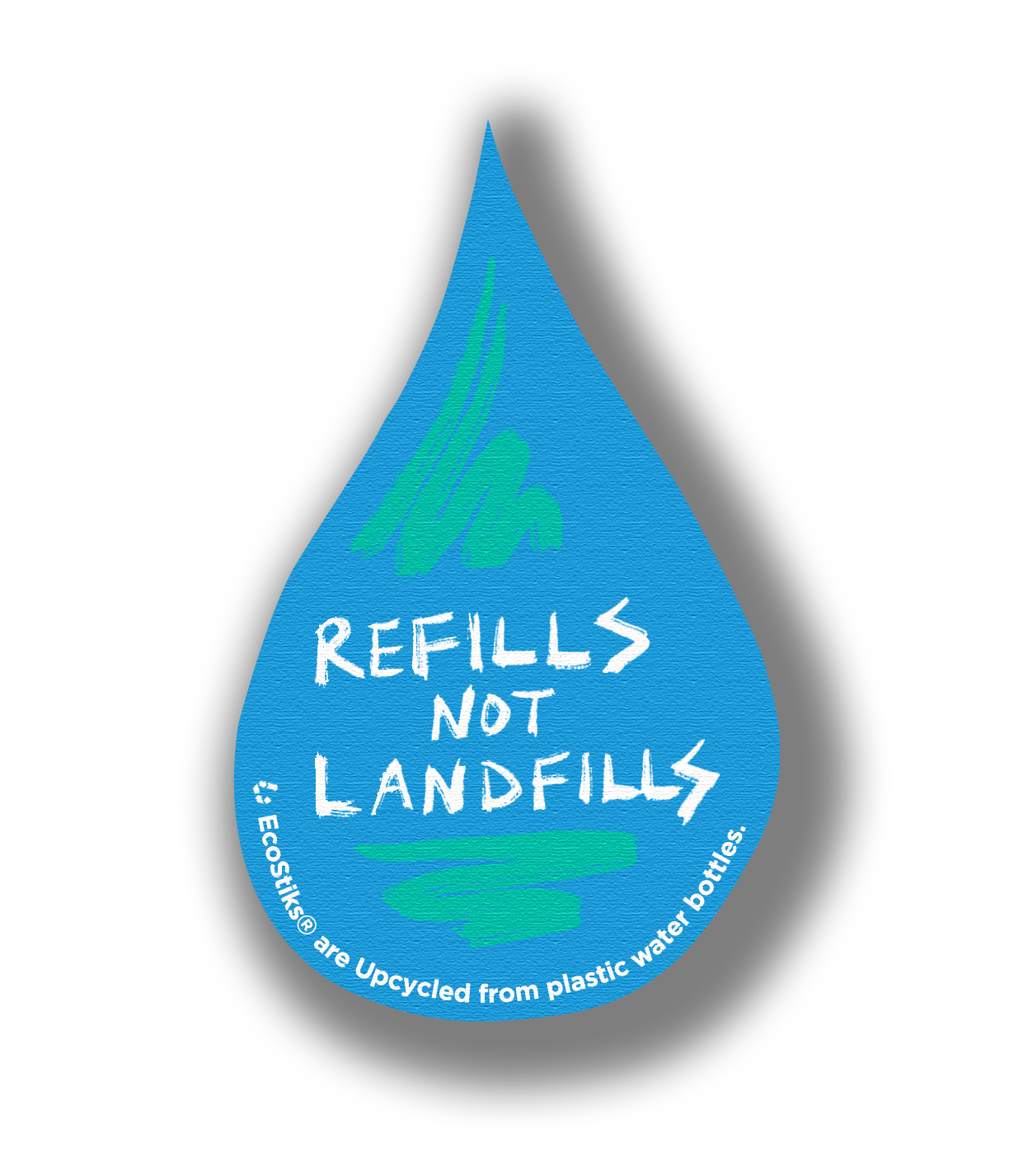 3" x 2" Refills Not Landfills EcoStiks Patches