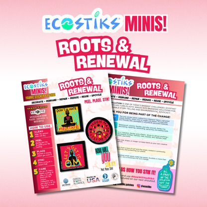 NEW - Roots & Renewal EcoStiks® Minis Sticker Patches