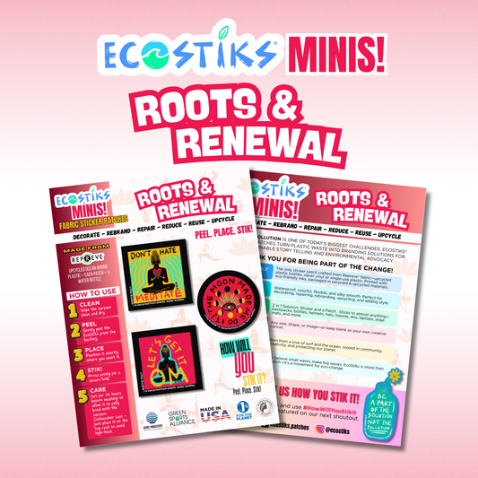 NEW - Roots & Renewal EcoStiks® Minis Sticker Patches