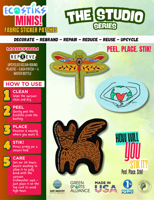 NEW - The Studio Series EcoStiks® Minis Sticker Patches
